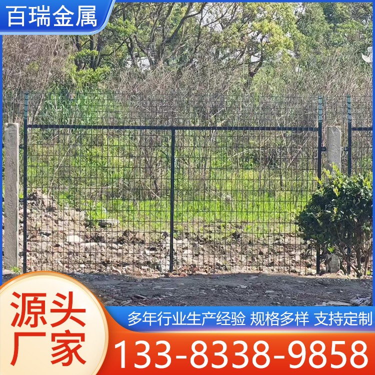 铁路防护栅栏 场地金属网片 高铁封闭隔离栅 多规格