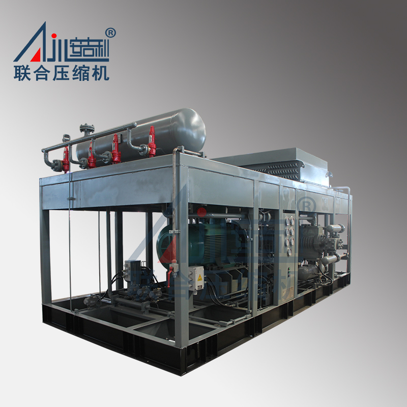 加气站压缩机VF-0.32/(30-200)-250, 压缩天然气输送、增压、稳压使用，，活塞式无油润滑