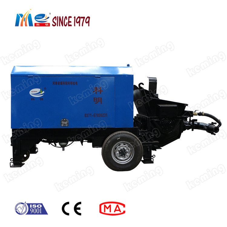 科明混凝土泵KMB20全液压泵送式湿喷机高耐磨寿命长