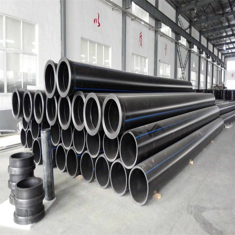 自来水管HDPE给水管现货聚乙烯黑色供水管盘管规格多样