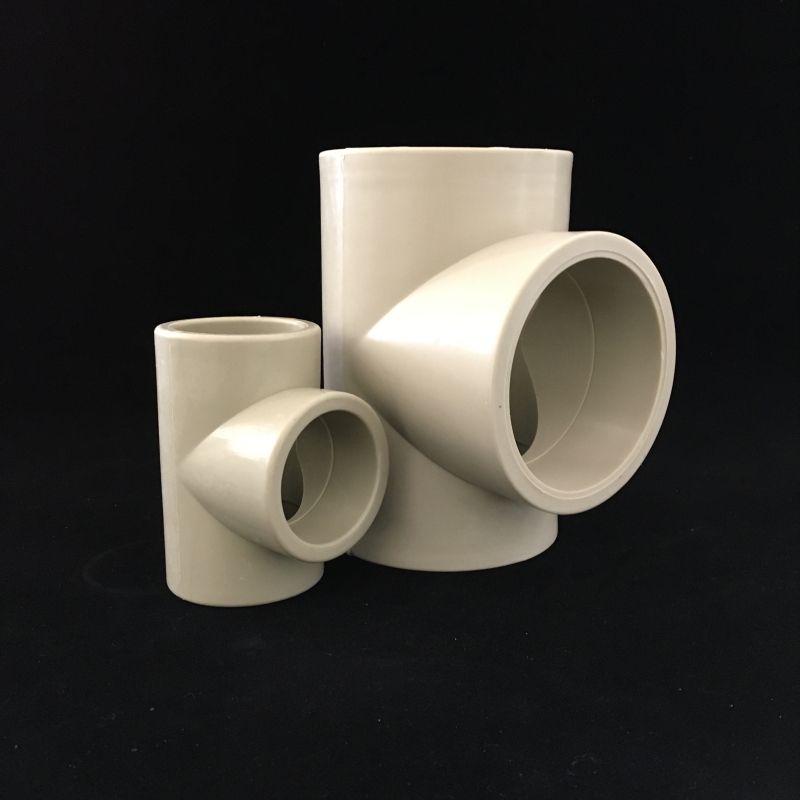 pph三通热熔承插等径正三通接头内插塑料管件