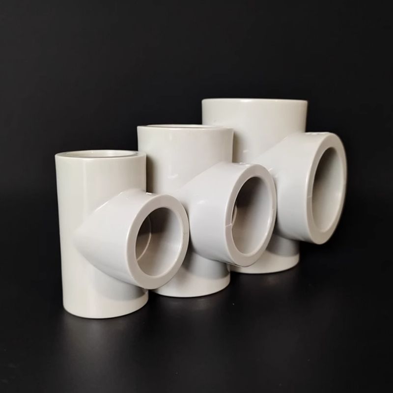 pph三通管件管箍直通弯头三通四通变径弯头头 耐酸碱耐高温