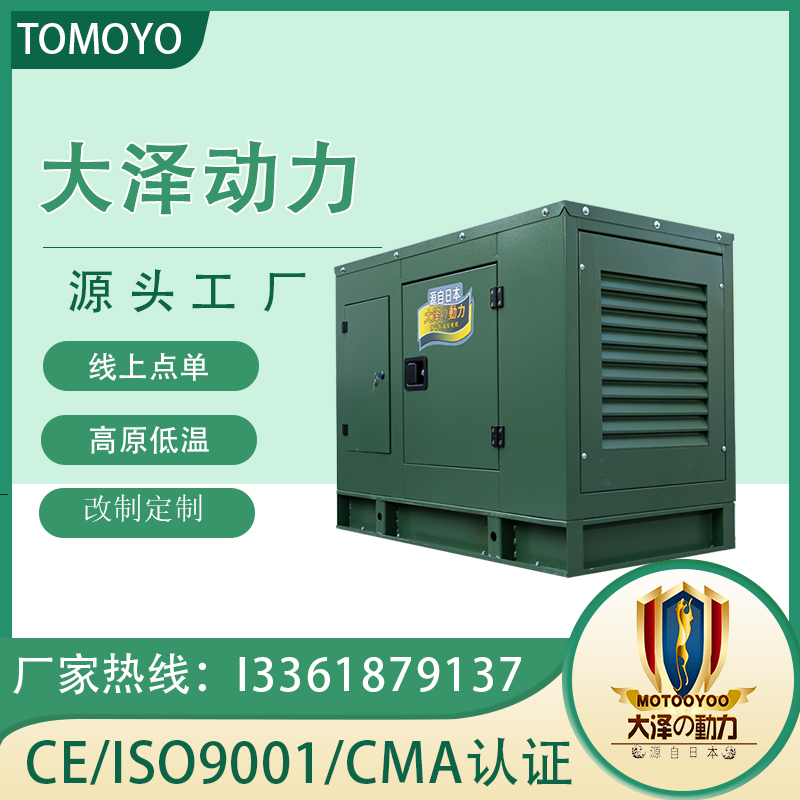 大泽动力TO42000ET-Y 40KVA柴油发电机组 放舱配套 安全节能