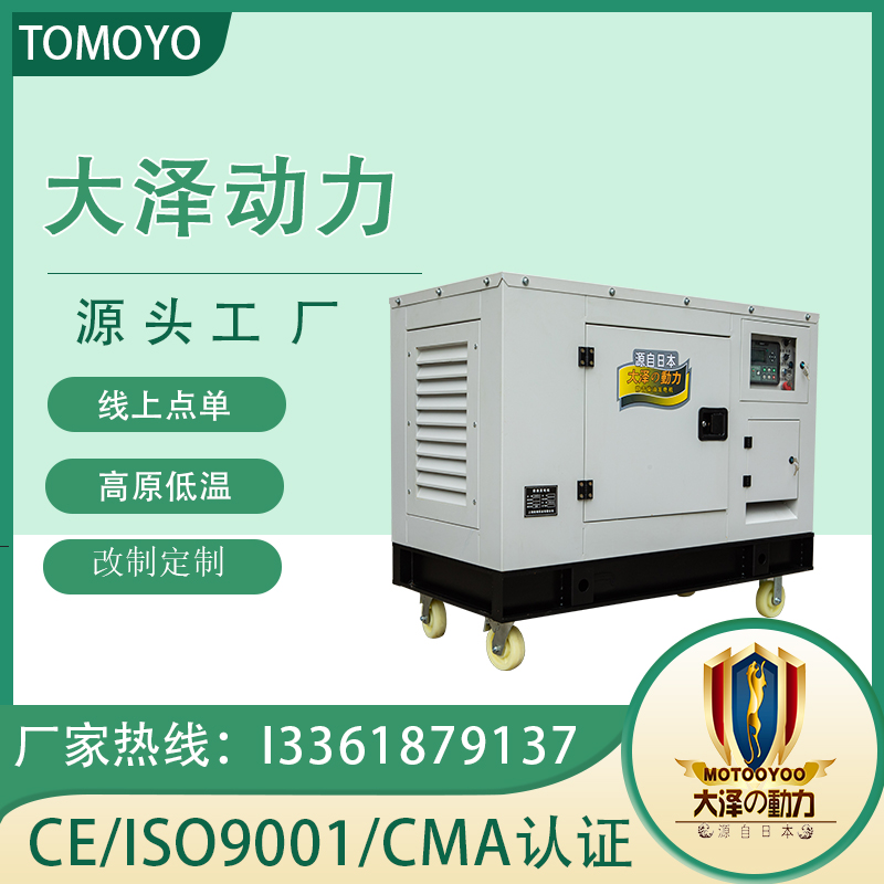 大泽动力TO28000ET-Y 25KVA柴油发电机组 水冷式
