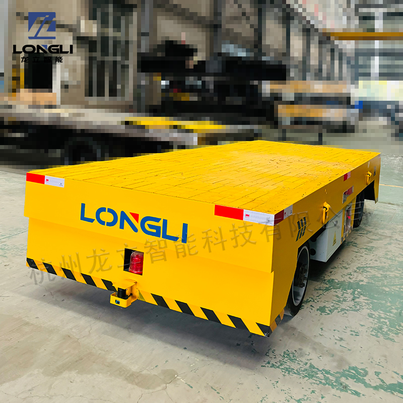 AGV蓄电池无轨电动平车10T 杭州龙立