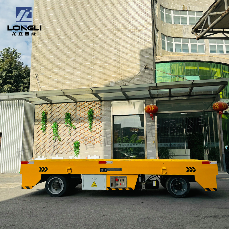 AGV蓄电池无轨电动平车10T 杭州龙立