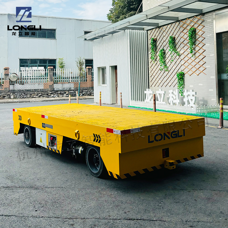 AGV蓄电池无轨电动平车10T  杭州龙立