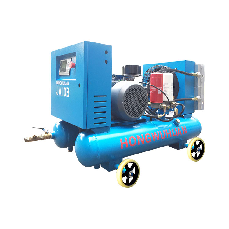 移动式螺杆空压机矿山工程用高压力耐用易维护