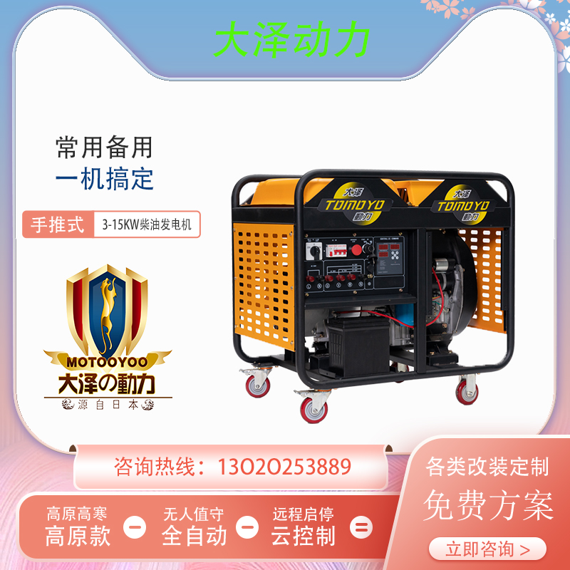 双缸10KW柴油发电机