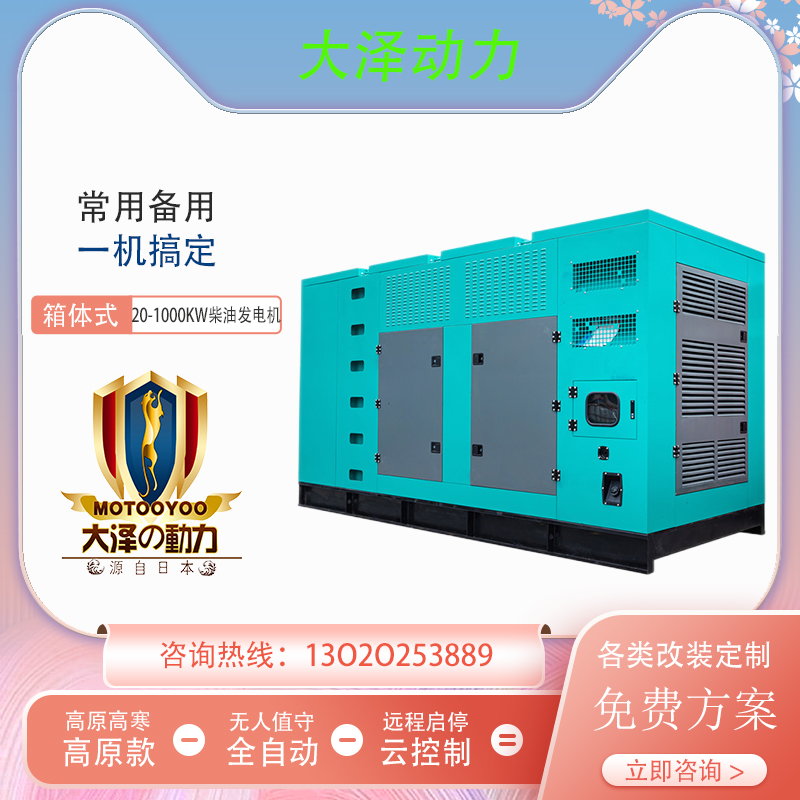 大泽动力250KW静音柴油发电机