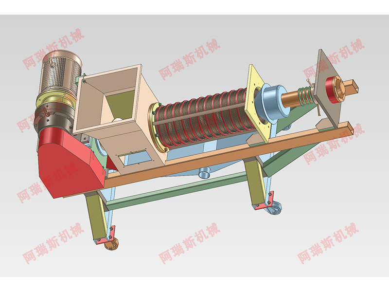 微米生物有机垃圾餐厨处理设备 大型果蔬螺旋压榨机