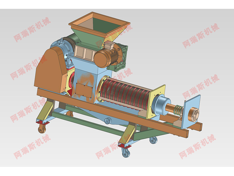 泔水餐厨垃圾无害化处理 螺旋压榨脱水机