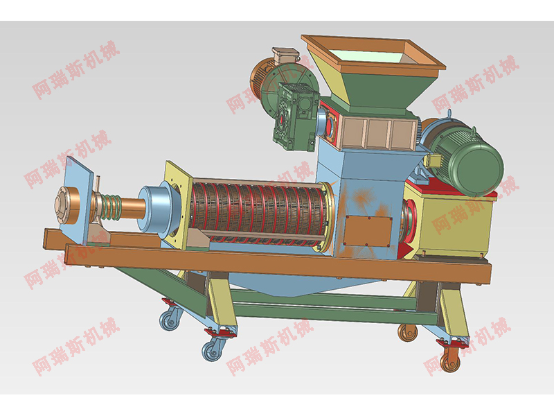 无轴单双螺旋式压榨机 剩饭菜泔水处理