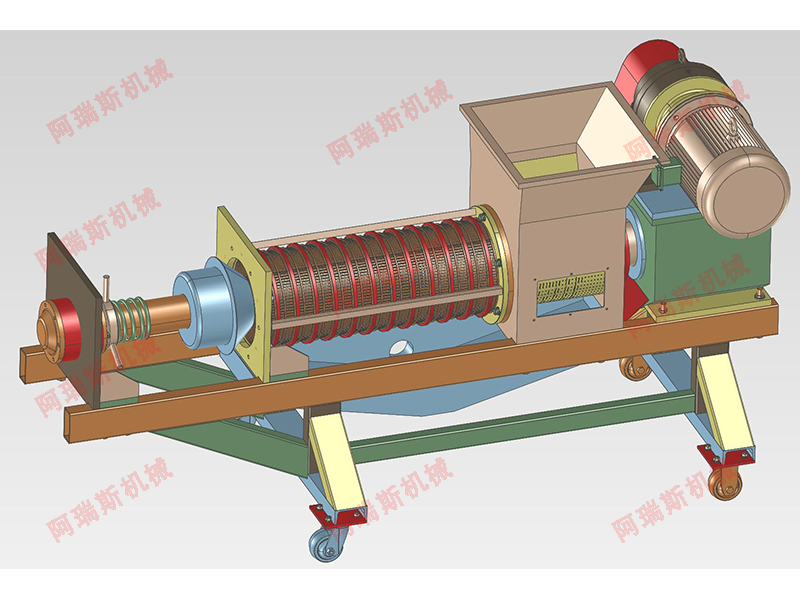 不锈钢螺旋压榨机 餐厨生活垃圾油污水颗粒压榨分离输送