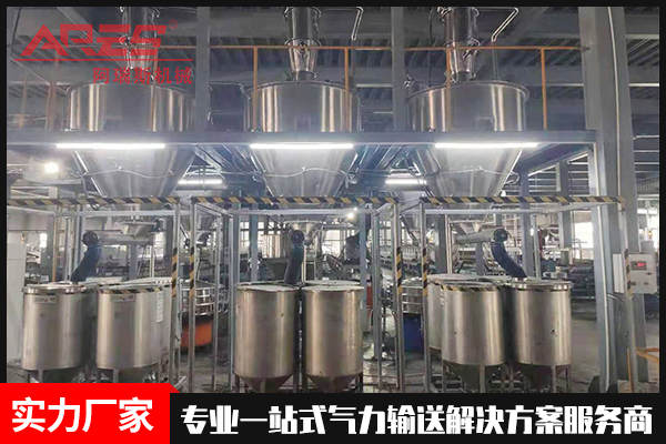 钛白粉气力输送 粉料连续输送设备 大型粉体气力输送工程