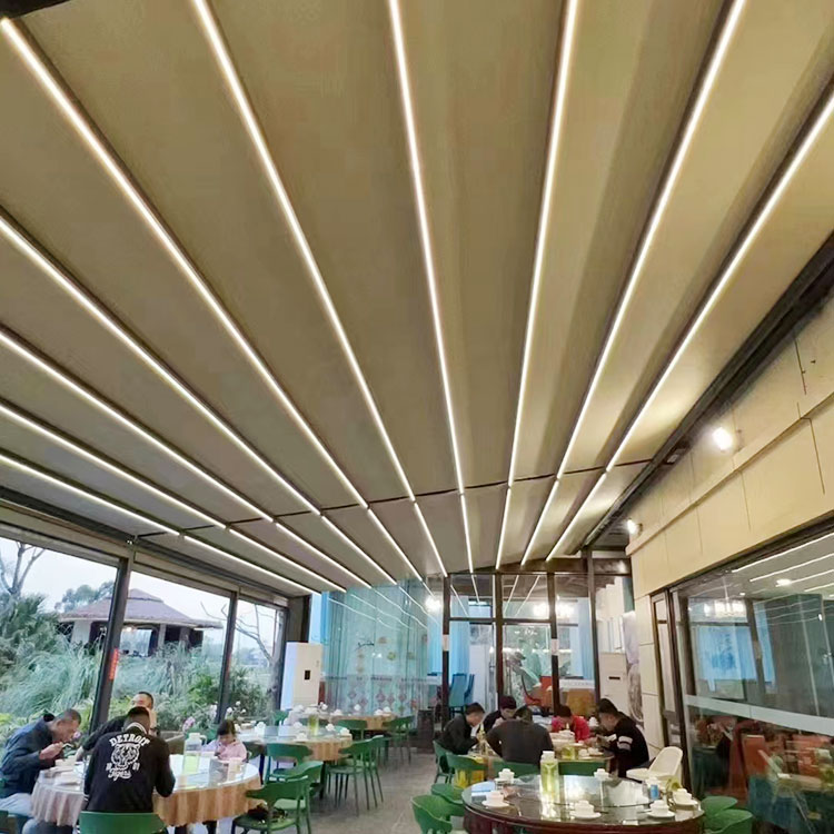 家用花园别墅电动遮阳篷 户外遮阳棚