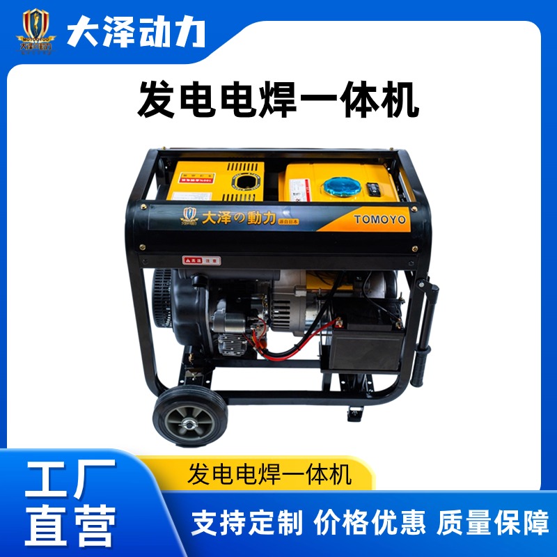 大泽动力250A汽油发电电焊机 300A小型自发电焊机
