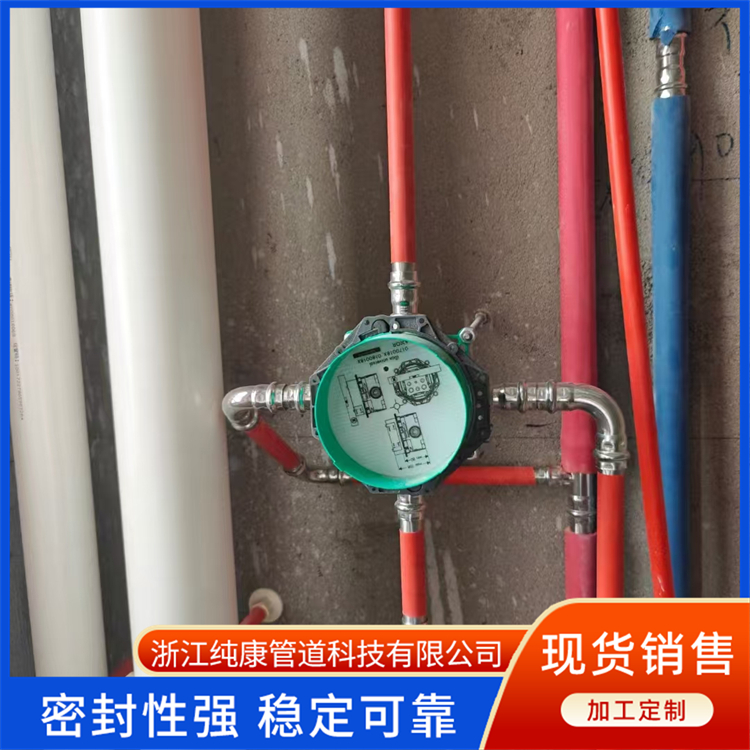 覆塑不锈钢管 双卡压环压 建筑热水工程 厂家直发