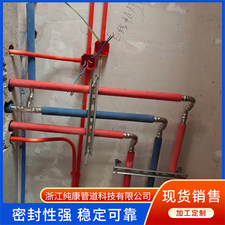 覆塑不锈钢管 双卡压环压 建筑热水工程 厂家直发