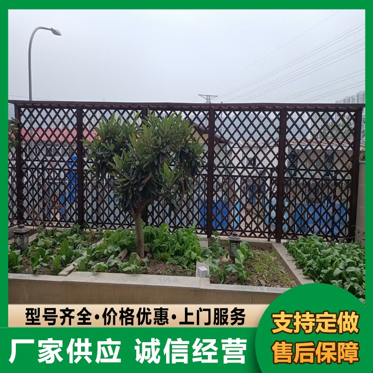 防护栏杆 外栏杆 防护栏 防腐木 河岸景区木栈道