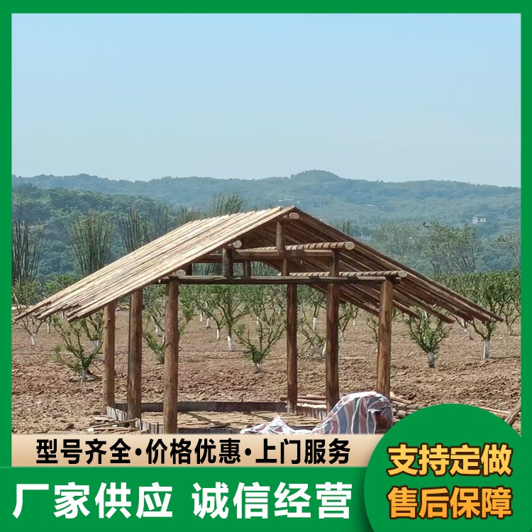 六角亭 户外景观用实木 庭院廊架美丽乡村用