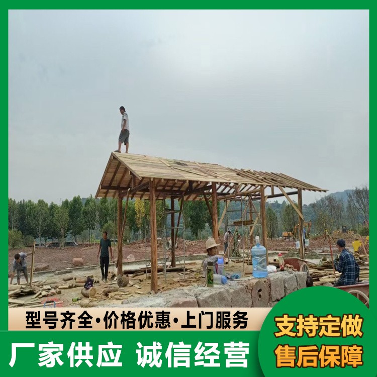 四角亭 混泥土双层亭子 全国发货安装