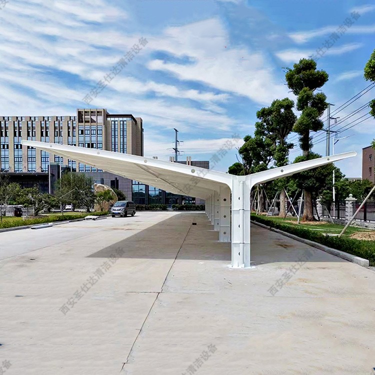 必看!膜结构停车棚,自洁防水,为爱车打造安心港湾