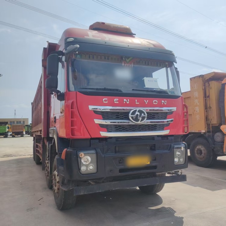国五 二手车 19年7月 上汽红岩杰狮前四后八自卸车 430马力 海文汽运