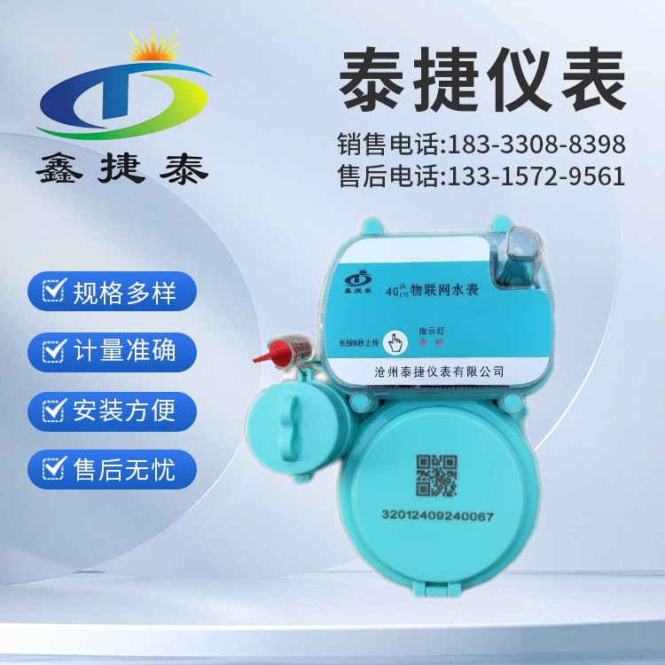 建筑工程远传水表 大口径无线智能表法兰连接家庭适用