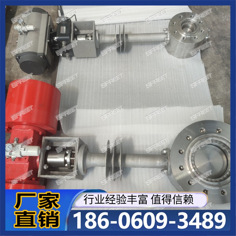 高温蝶阀 烟道阀防爆型蝶阀式风门