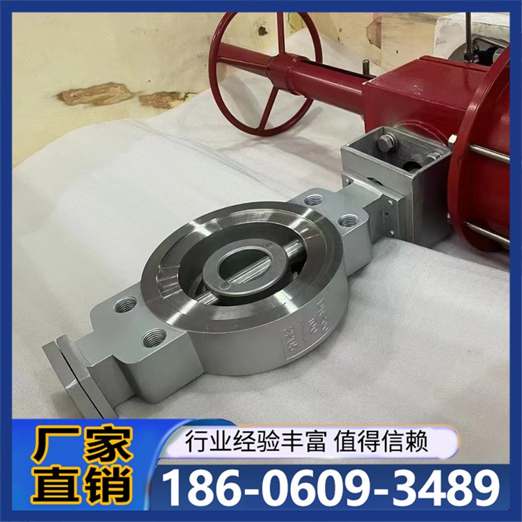 双相钢蝶阀 阀板双相钢 软密封 气动脱硫蝶阀