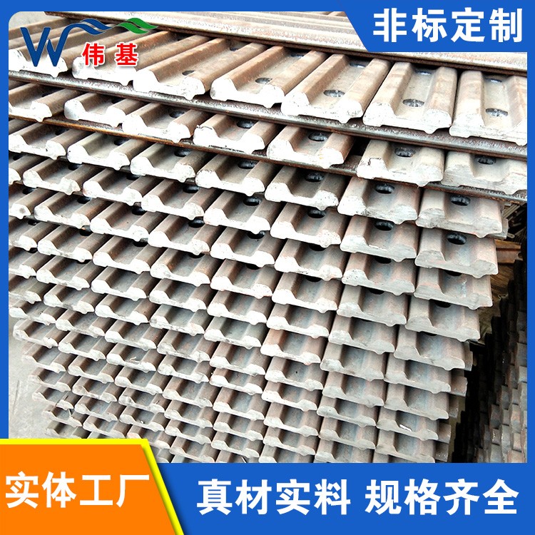 鱼尾夹板工矿铁路接头夹板 伟基铁路