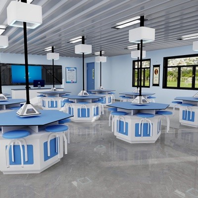 吊装实验教室 中小学实验台物理化学生物吊装实验教室