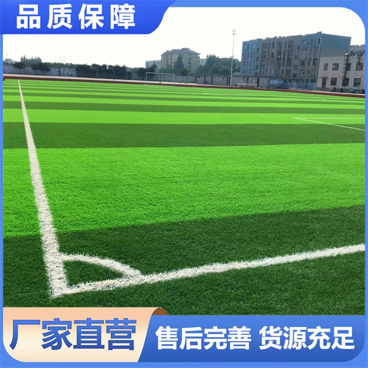 免填充足球草 高密直曲混织人造草坪 适配五人制 / 七人制足球场