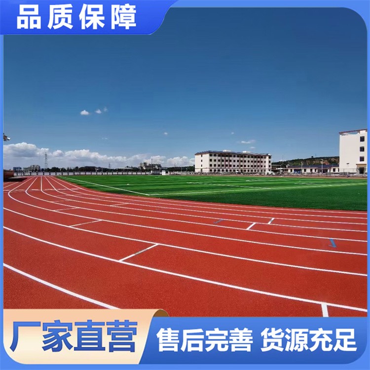 预制型塑胶跑道卷材 安装便捷 抗钉刺 适用于田径场等场地