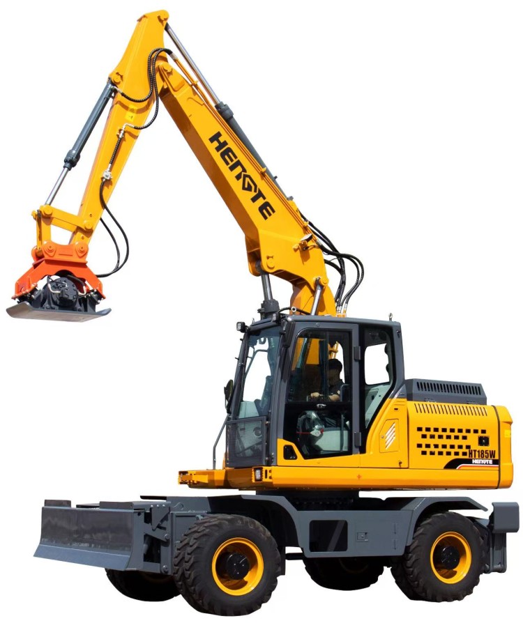 帝盟轮式挖掘机 大型轮式挖掘机