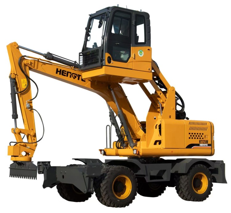 恒特轮式挖掘机 大型轮式挖掘机