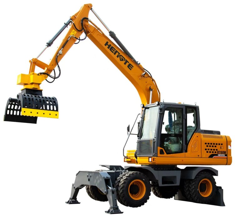 帝盟轮式挖掘机 大型轮式挖掘机