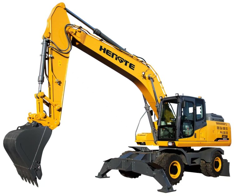 恒特轮式挖掘机 大型轮式挖掘机