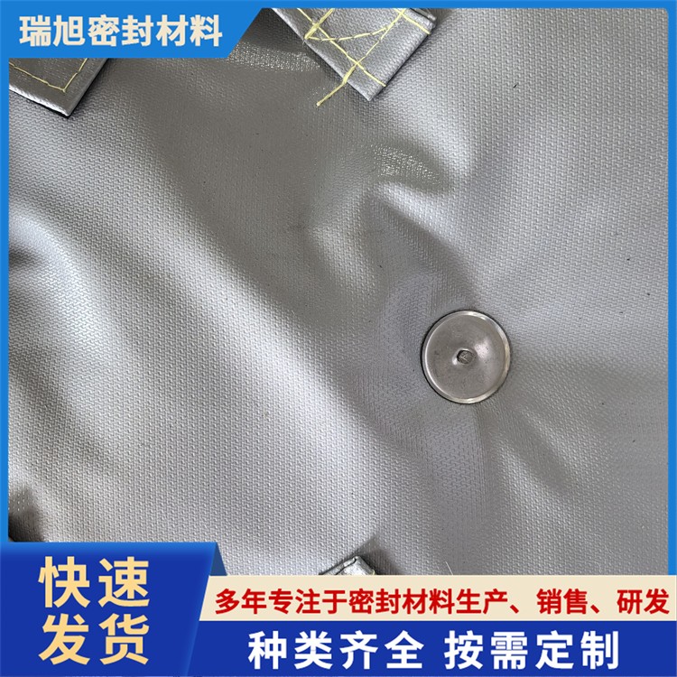 可拆卸保温罩壳软包套硅酸铝加硅胶布防火耐高温罩