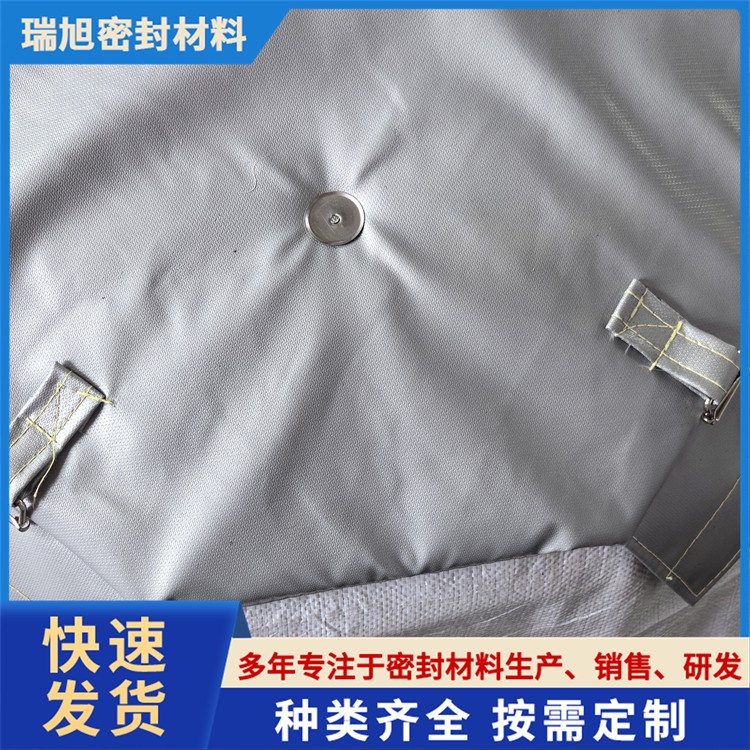 可拆卸保温罩壳软包套硅酸铝加硅胶布防火耐高温罩