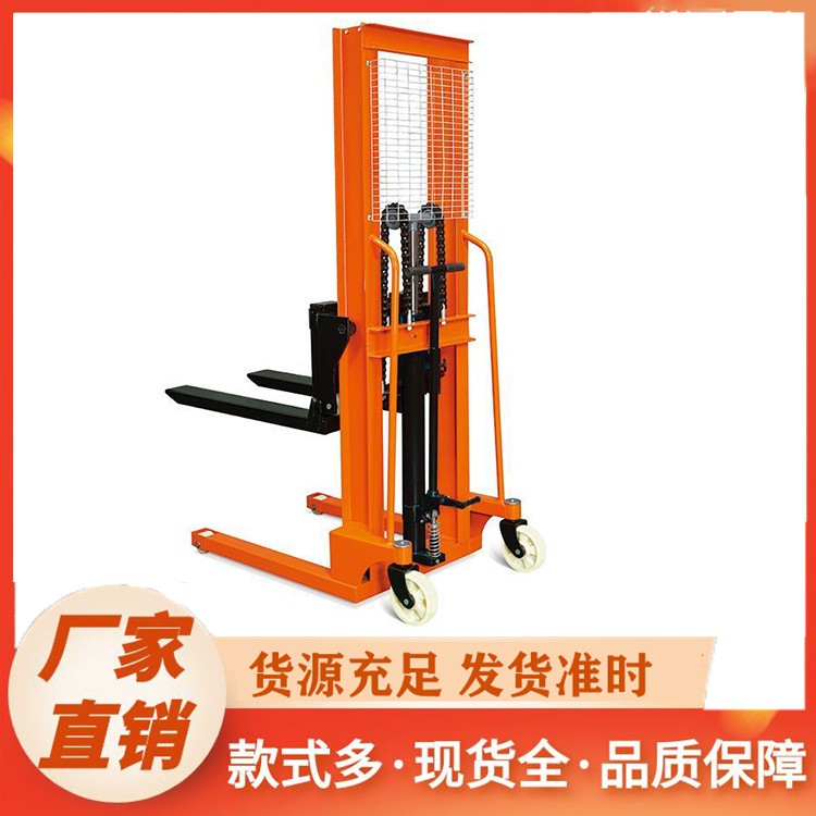 工厂直供手动堆高车 手摇 / 脚踩两用 操作便捷 适配多种工况