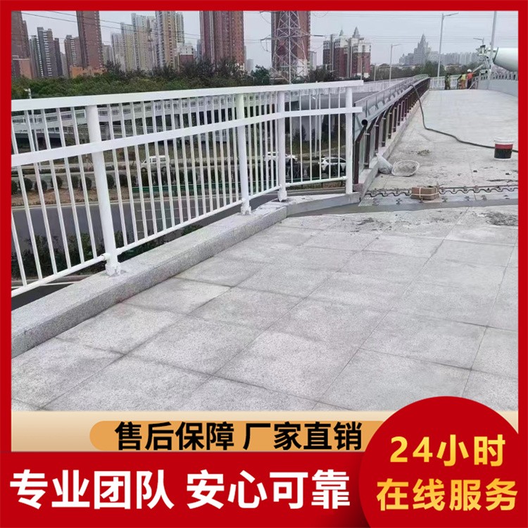 河道护栏河道防撞道路护栏  规格多样 静电喷涂路 美观实用