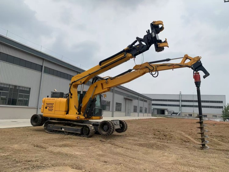 恒特重工 供应多功能开挖立杆机