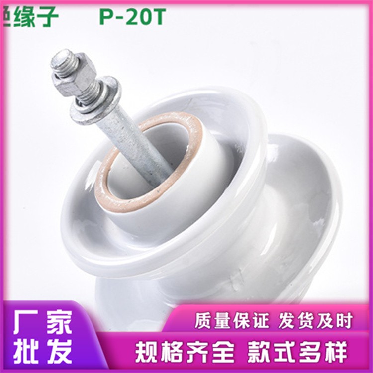 耐污型针式瓷绝缘子 PQ-10T 适应恶劣环境 稳定绝缘