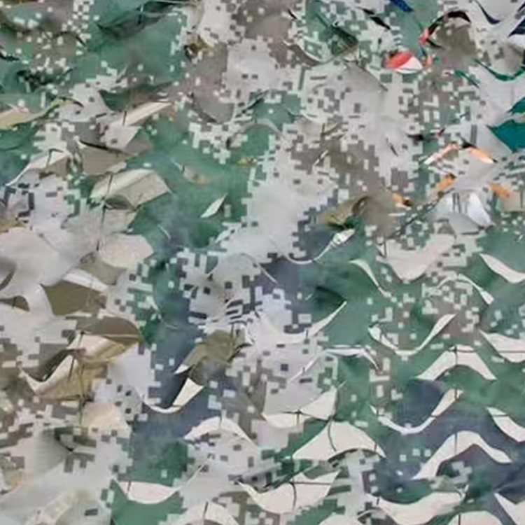 迷彩遮阳网 防航拍伪装网 军绿色迷彩网 户外树叶防卫星绿化装饰网布