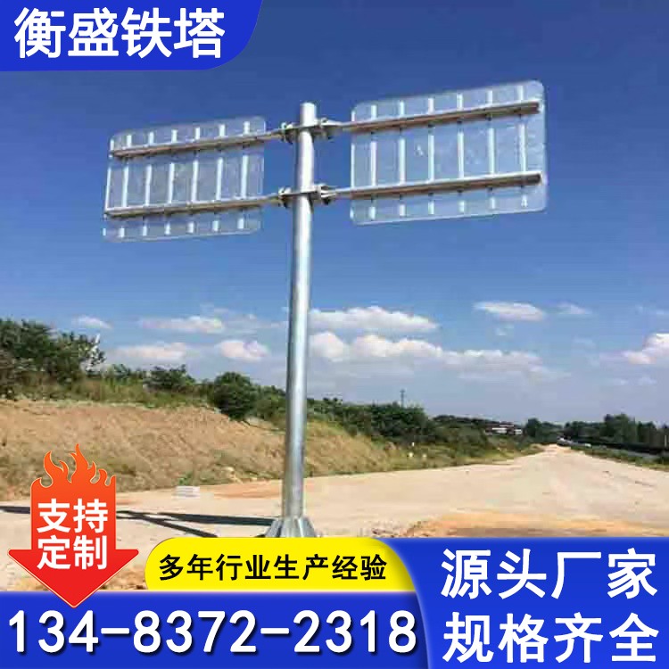 道路监控杆安装施工 城市单悬臂式交通标志杆 耐腐蚀 规格标准