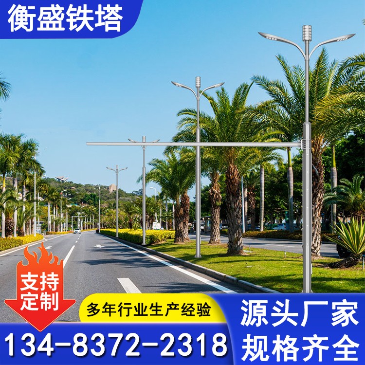 多功能智慧路灯 太阳能市电显示屏环境监控5G智能灯杆