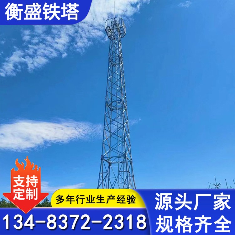 森林防火监控塔厂家 旅游景点监控铁塔 规格齐全