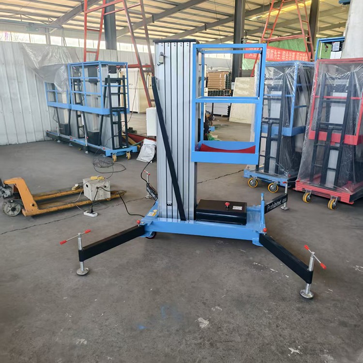 低噪音铝合金升降机，安静作业不扰人